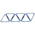 Set agilitate Triangle Ring, albastru