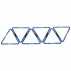Set agilitate Triangle Ring, albastru