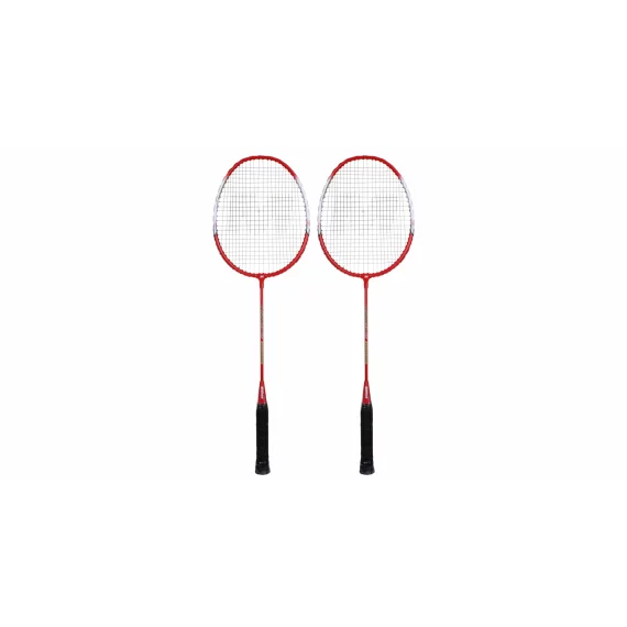 Set clasic de rachete pentru badminton, rosu