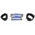 Set corzi rezistenta pentru picioare Leg Trainer albastru