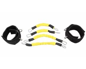 Set corzi rezistenta pentru picioare Leg Trainer galben