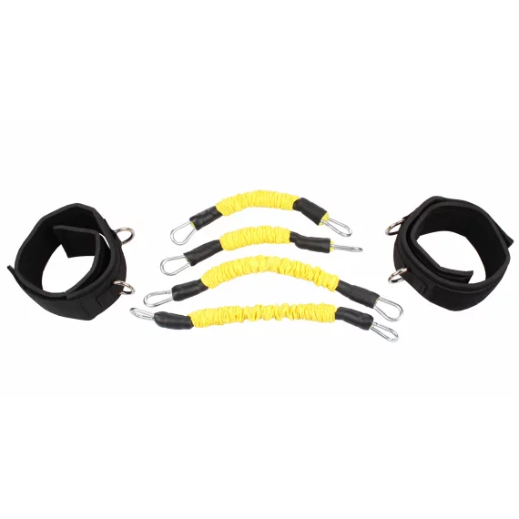 Set corzi rezistenta pentru picioare Leg Trainer galben