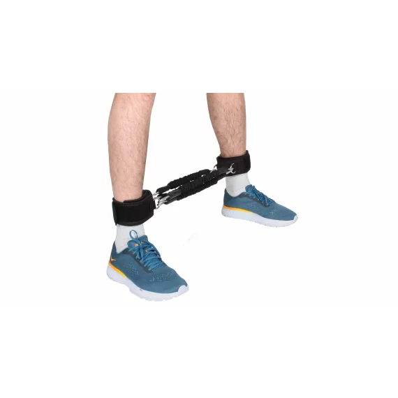 Set corzi rezistenta pentru picioare Leg Trainer Set negru