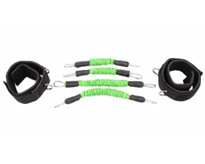 Set corzi rezistenta pentru picioare Leg Trainer verde