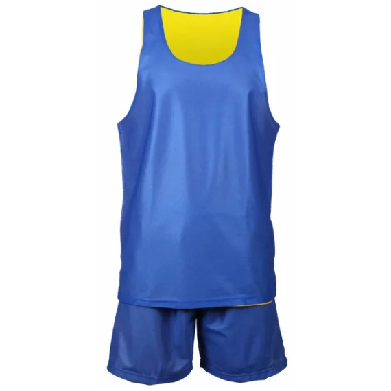 Set echipament baschet BD-1, galben-albastru