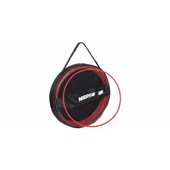 Set 10 cercuri pentru gimnastica Merco Hula Hoop Aero, diametru 90 cm, husa transport inclusa