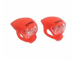 Set lumini bicicleta fata/spate rosu