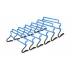Set obstacole ajustabile Hurdle Set albastru