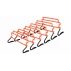 Set obstacole ajustabile Hurdle Set portocaliu
