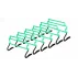 Set obstacole ajustabile Hurdle Set verde