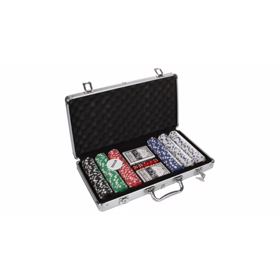 Set Poker 300 in geanta de aluminiu