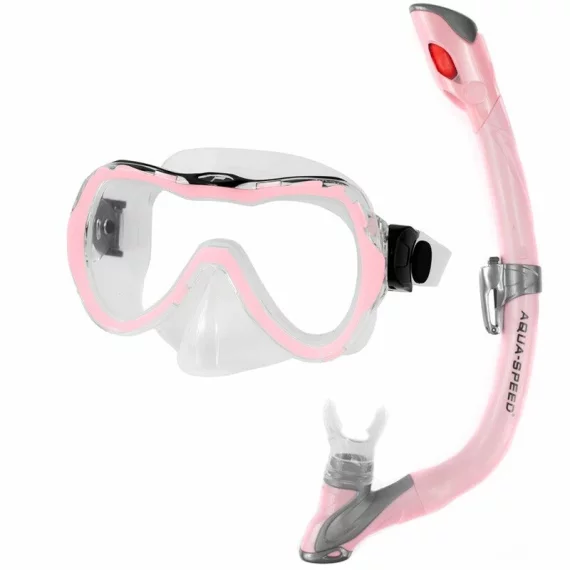 Set scufundari copii Enzo+Evo roz