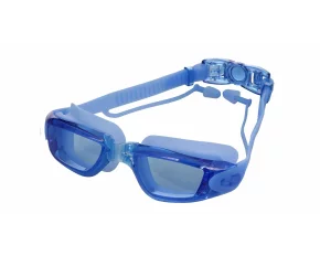 Silba swimming goggles with ear protection blue