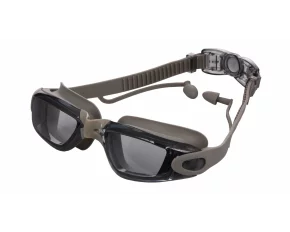 Silba swimming goggles with ear protection grey
