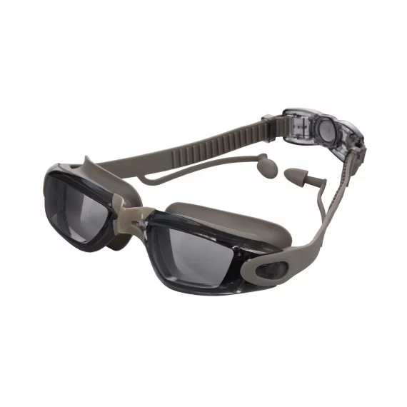 Silba swimming goggles with ear protection grey