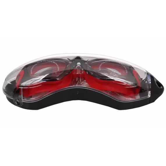 Silba swimming goggles with ear protection red