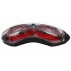 Silba swimming goggles with ear protection red
