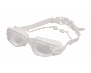 Silba swimming goggles with ear protection white