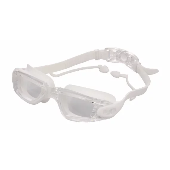 Silba swimming goggles with ear protection white