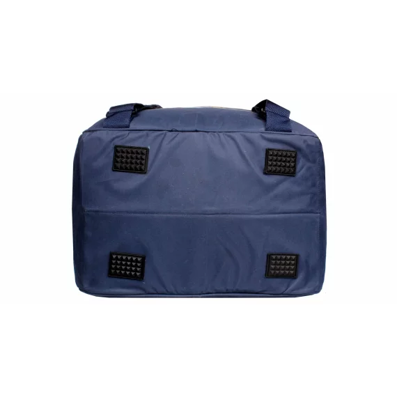 Ski Rucksack geanta pentru clapari si casca de schi, albastru inchis