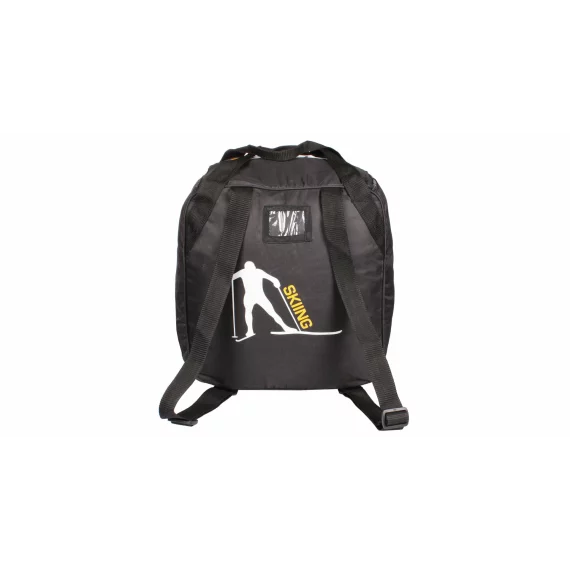 Ski Rucksack geanta pentru clapari si casca de schi, negru