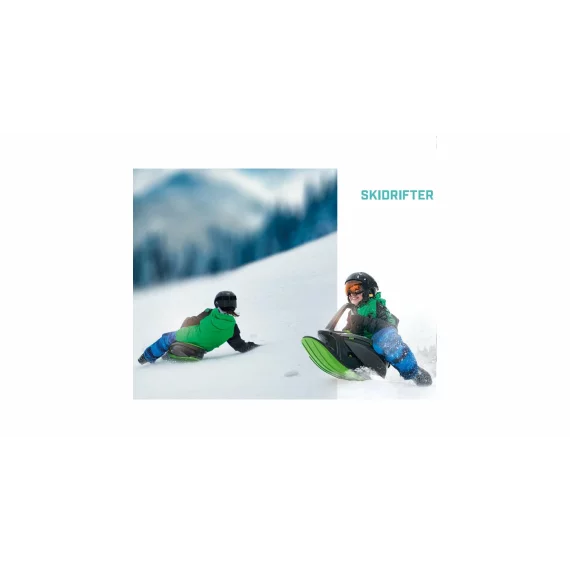 Skidrifter plastic sanie ski, verde