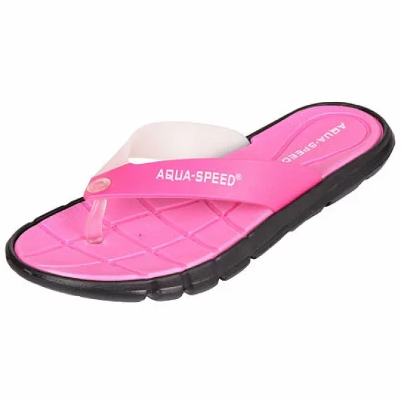 Slapi femei Bali roz-negru