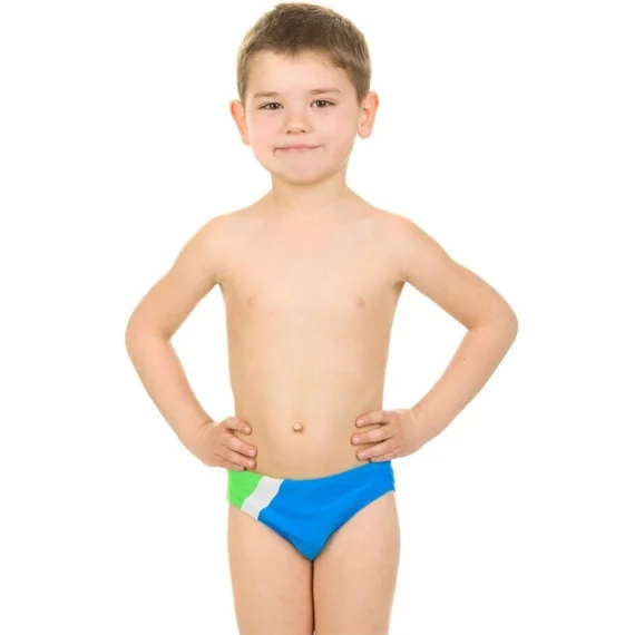 Slip baieti Bartek albastru-alb