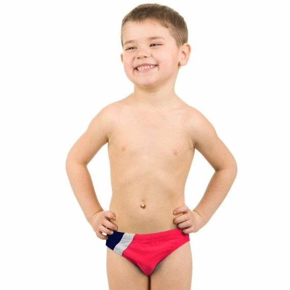 Slip baieti Bartek rosu-alb