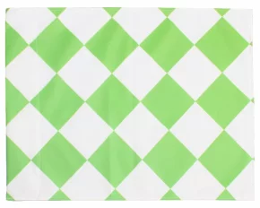 Soccer Corner Flag  steag de corner din tesatura,verde-alb