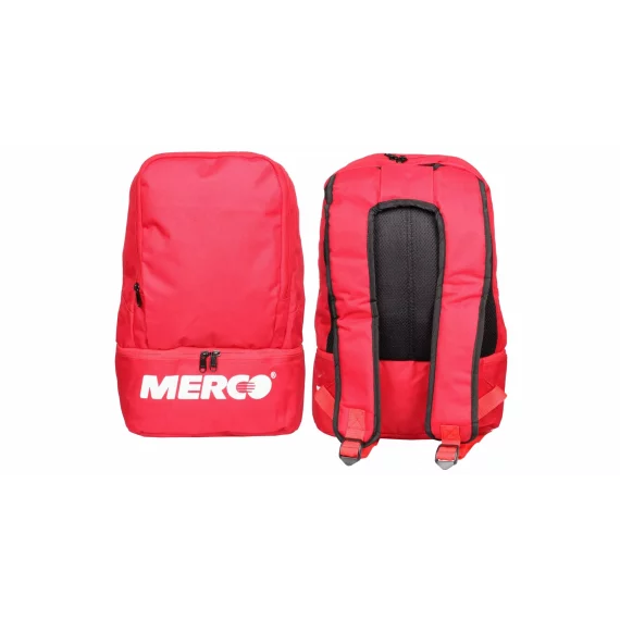 Rucsac pentru fotbal, Merco Soccer League, volum 38l, culoare rosu