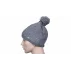 Solid Beanie caciula de iarna pentru femei, gri