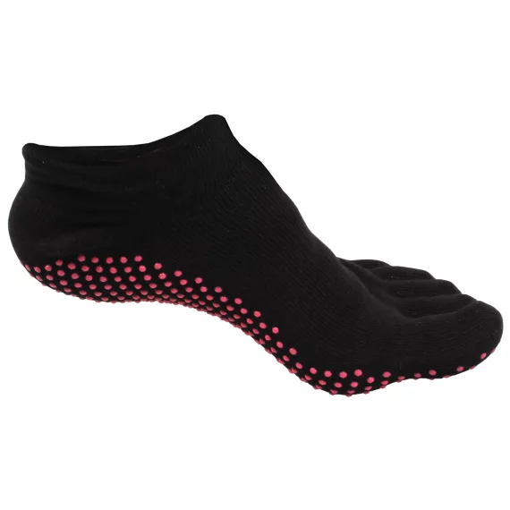 Sosete Yoga, Piloxing, Pilates cu degete unisex negru