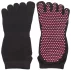 Sosete Yoga, Piloxing, Pilates cu degete unisex negru