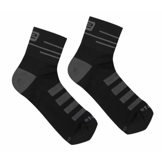 SOX sosete sport, negru-antracit