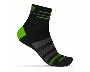 SOX sosete sport, negru-verde