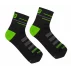 SOX sosete sport, negru-verde