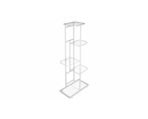 Stand pliabil pentru ghivece cu flori Gigant, alb