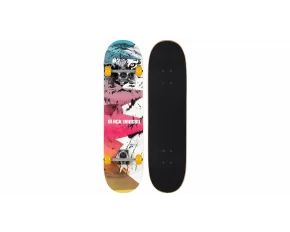 Street Natives skateboard, alb-galben