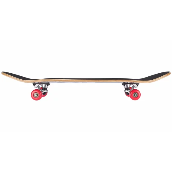 Street Natives skateboard, negru-rosu