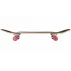 Street Natives skateboard, negru-rosu