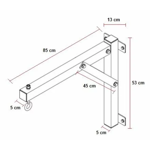 Suport pivotant pentru sacul de box BP32