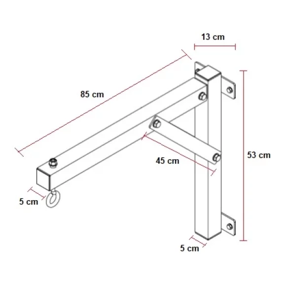 Suport pivotant pentru sacul de box BP32