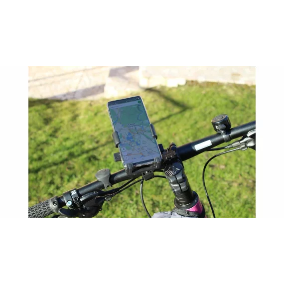 Suport telefon pentru bicicleta Phone Holder 2.0 negru