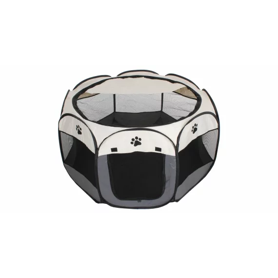 Tarc animale de companie Pet Octagonal alb-gri
