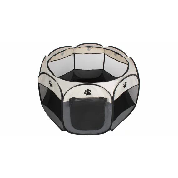 Tarc animale de companie Pet Octagonal alb-gri