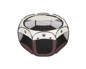 Tarc animale de companie Pet Octagonal maro