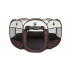 Tarc animale de companie Pet Octagonal maro