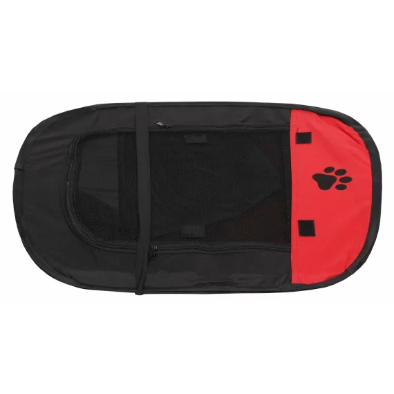 Tarc animale de companie Pet Octagonal rosu-negru