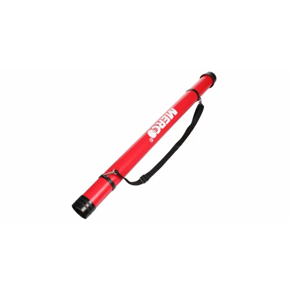 Tub colector mingi tenis de camp, Merco Pick Up Logo, pentru 16 mingi, rosu